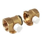 Giacomini ΖΕΥΓΟΣ ΑΚΡΩΝ ΣΥΛΛΕΚΤΩΝ 3/4” x DN25 x 16